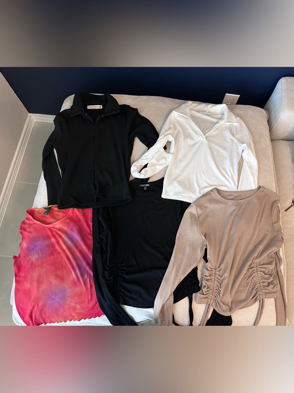 Set of 4 Women's Crop Tops- Classic Everyday